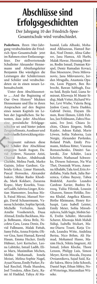 Quelle: Neue Westfälische vom 17.07.2026 